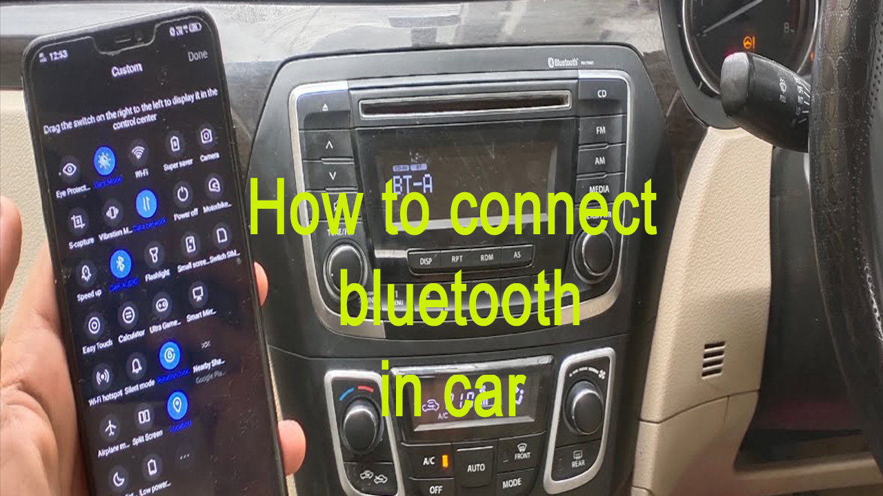 How to connect bluetooth in car