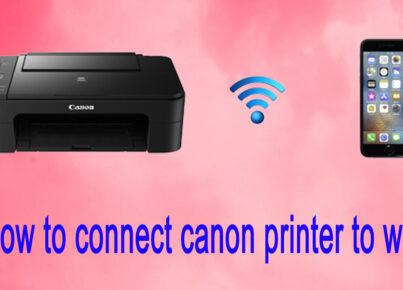 How to connect canon printer to wifi