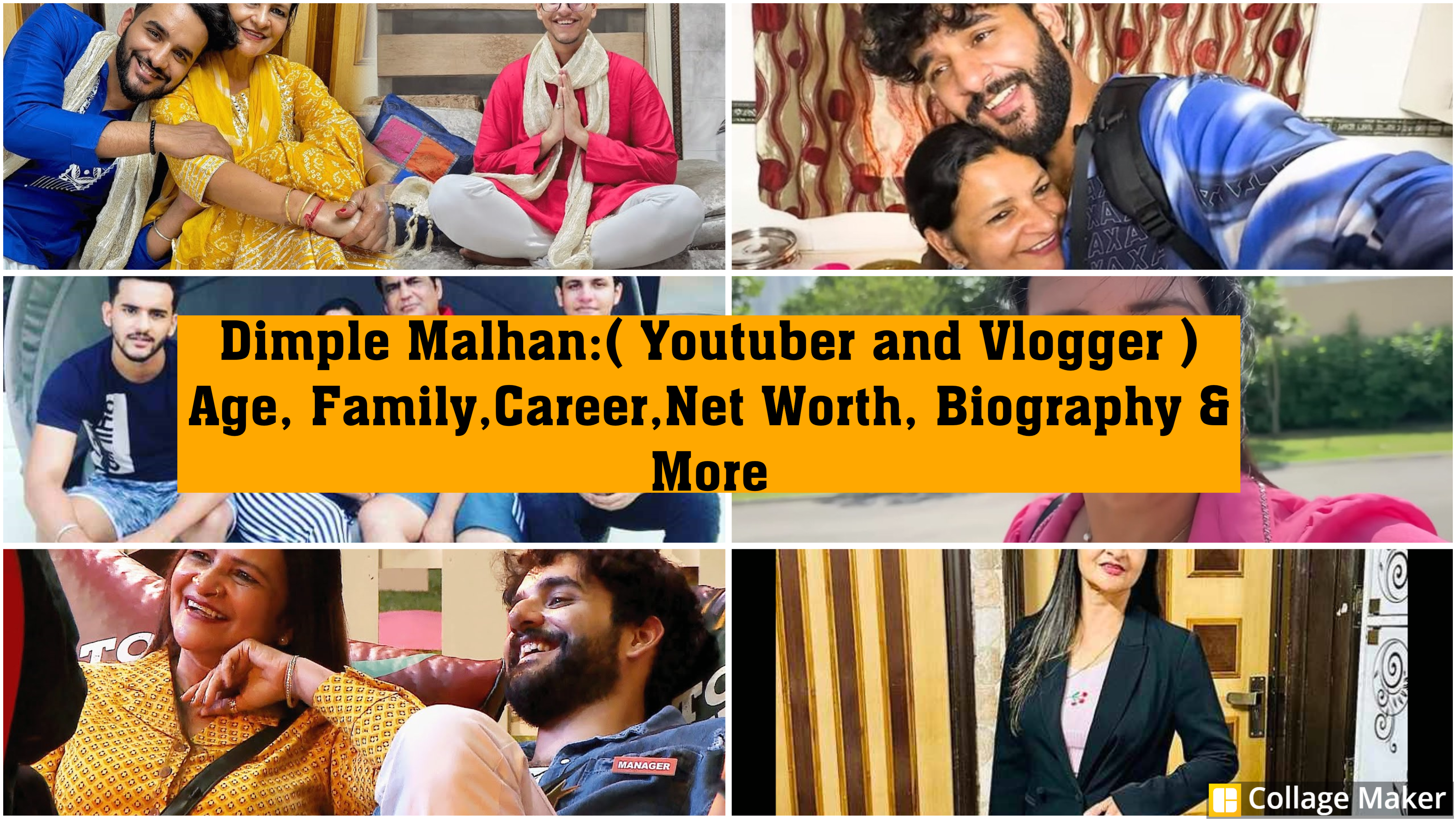 You are currently viewing Dimple Malhan:( Youtuber and Vlogger )  Age, Family,Career,Net Worth, Biography & More
